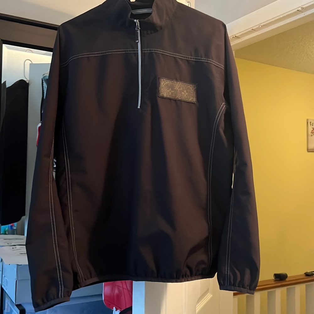 Custom made Louis Vuitton patch windbreaker. Mens S women M unisex